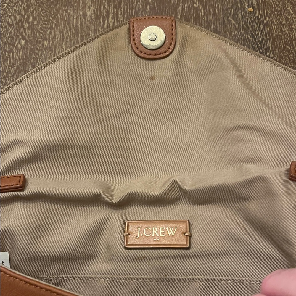 J Crew leather envelope bag - Picture 8 of 8